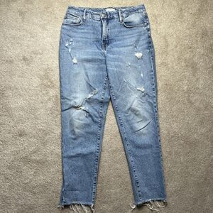 Distressed Blue Women's Jeans